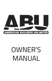 ABU Trailers Owner's Manual Cover Page