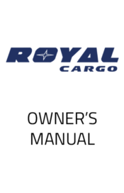 Royal Cargo Trailers Owner's Manual Cover Page